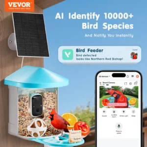VEVOR Smart Bird Feeder with 2K Camera